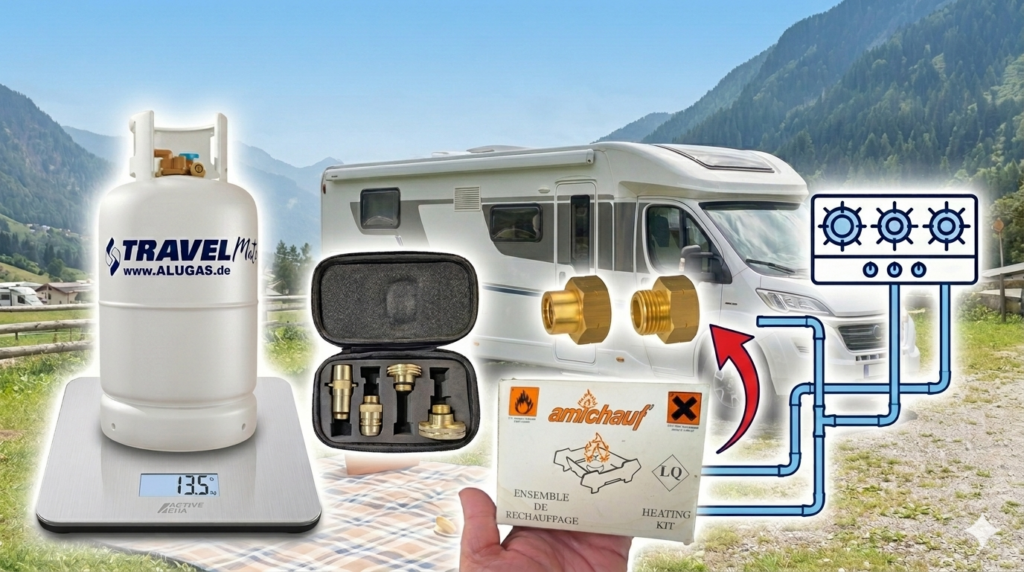 Vanlife et gaz : 5 indispensables