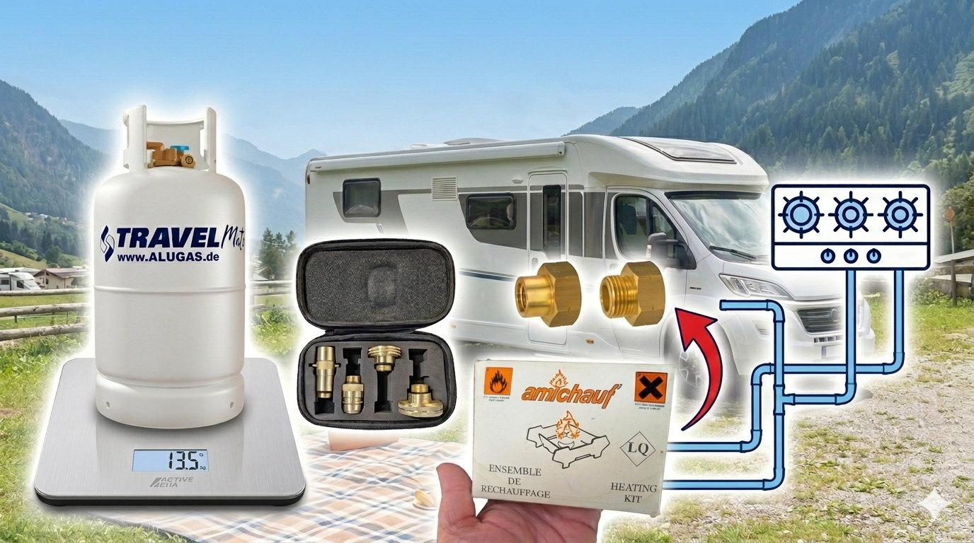 Vanlife et gaz : 5 indispensables